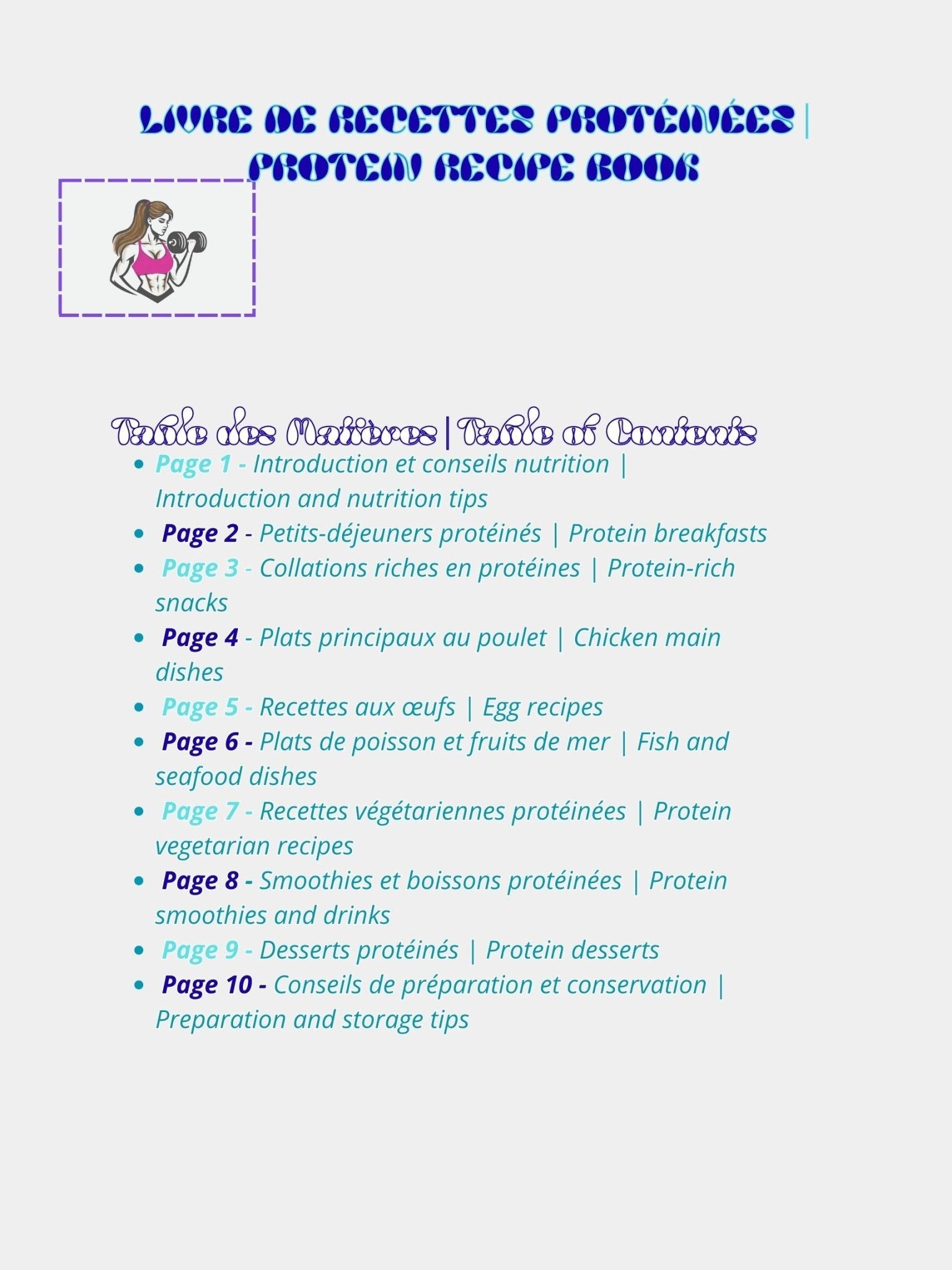 livre de recette proteiné - https:ocefit.info